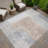 Machine Washable Indoor/Outdoor Chantille ACN2341 Abstract Rug-2101873095
