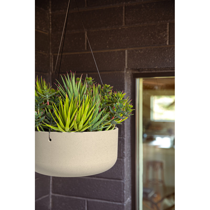 Mason Series Hanging Kona Bowl Planter, 1, Sand