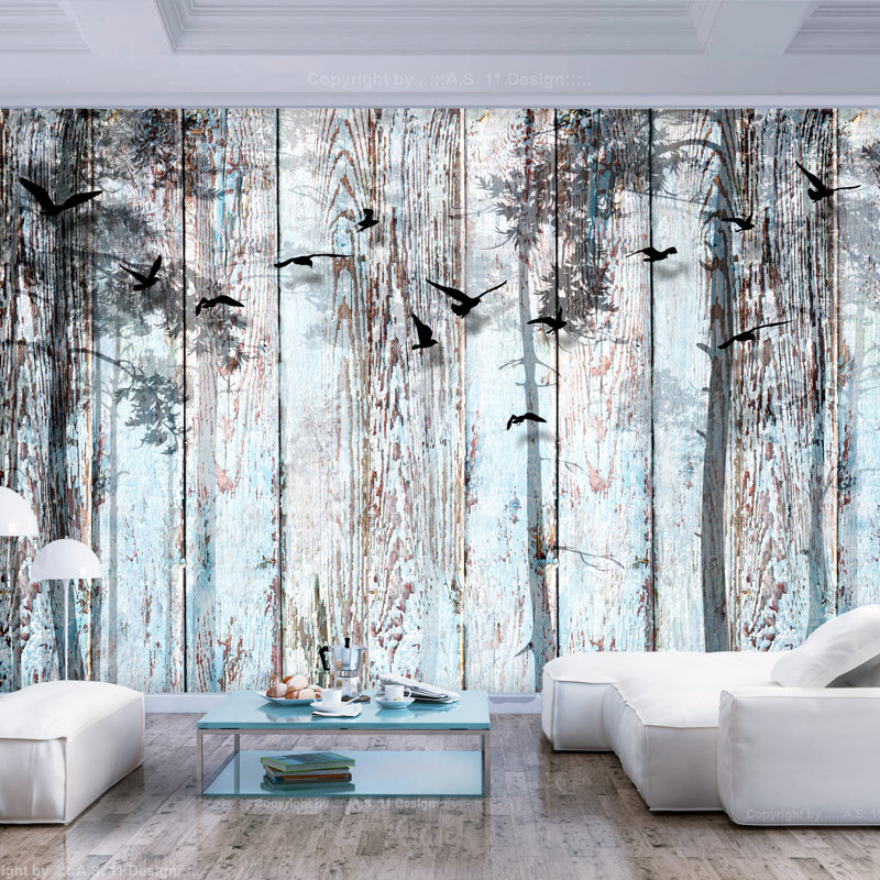 Dympna Textured Matte Peel & Stick Mural, 392 cm x 280 cm