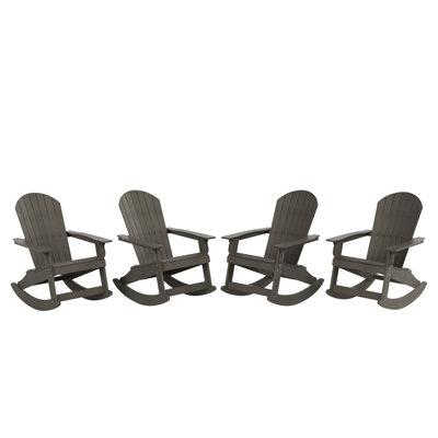 Arrlo Outdoor Adirondack HIPS Rocking Chair