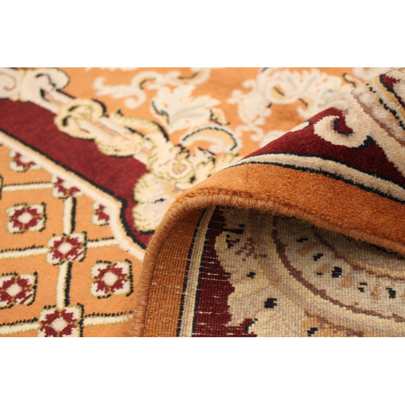 Tapis unique en laine noué à la main pako persan nouvel âge pako 6 pi 1 po x 9 pi 3 po New Age