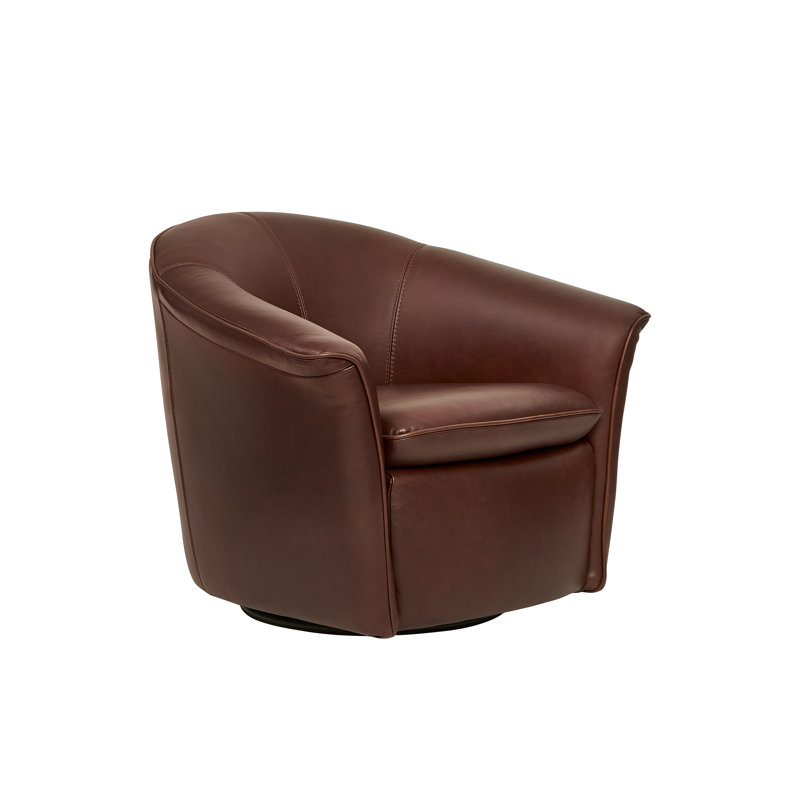 Scoop Swivel Barrel Chair