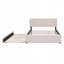 Teddy Fleece Upholstered Bed with Trundle-657138996-657138987