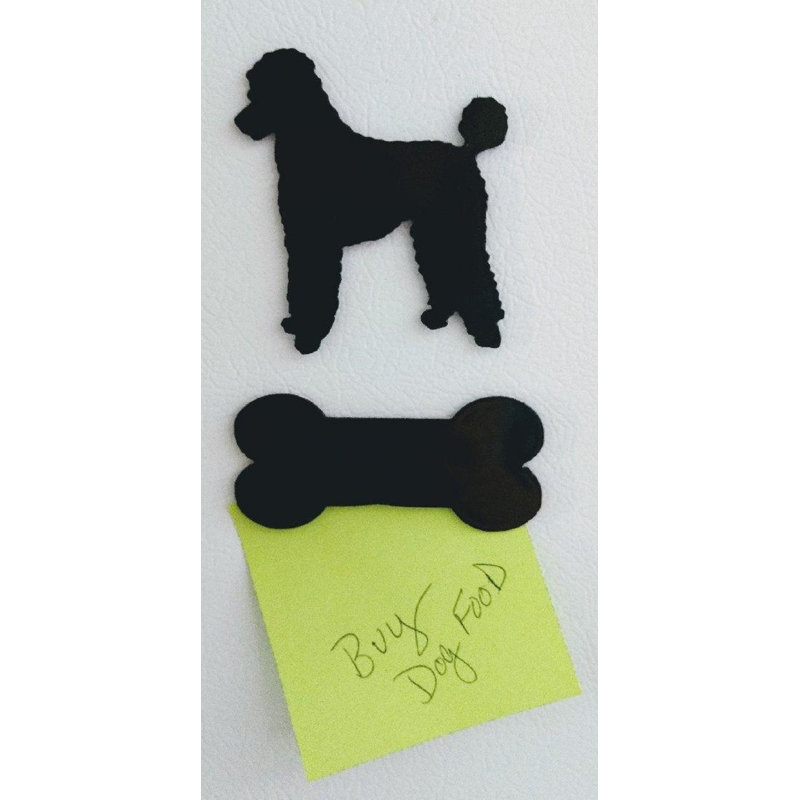 Aimante pour réfrigérateur et chien caniche