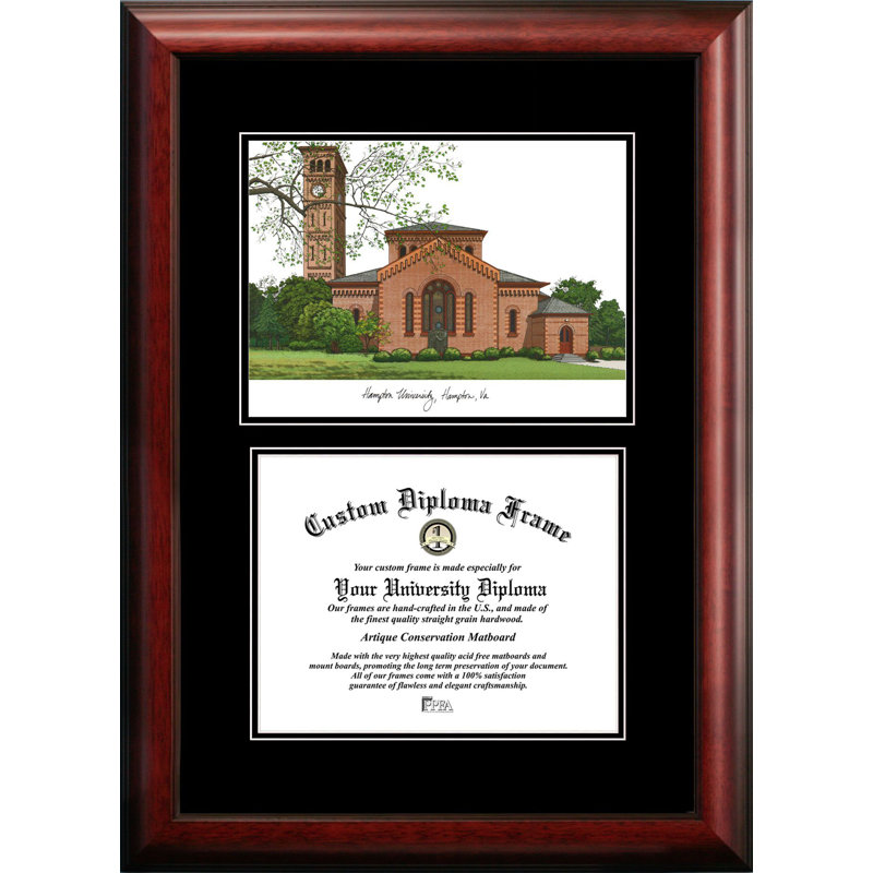 Farryn Diploma Picture Frame, Acajou, Hampton University