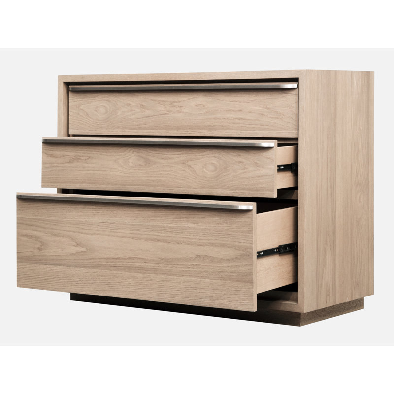 Kaighla 42'' W Solid Wood Nightstand