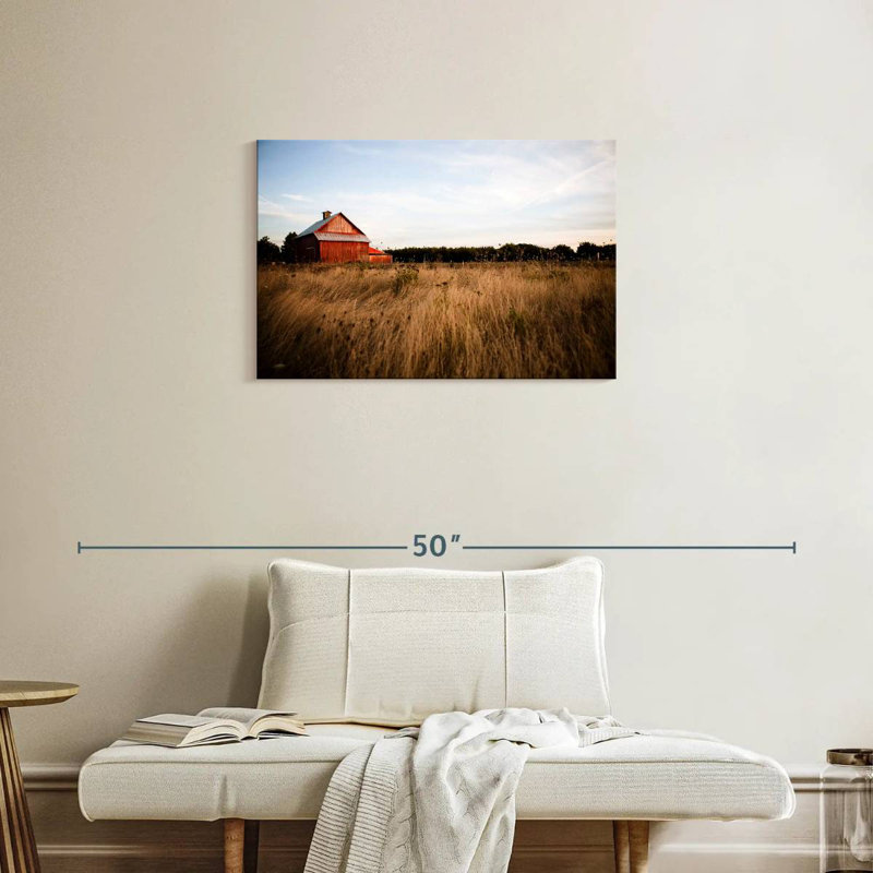 Paisible campagne paisible, H 20 po x l 30 po