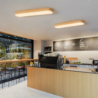 Rectangle Dimmable LED Flush Mount Ceiling Light