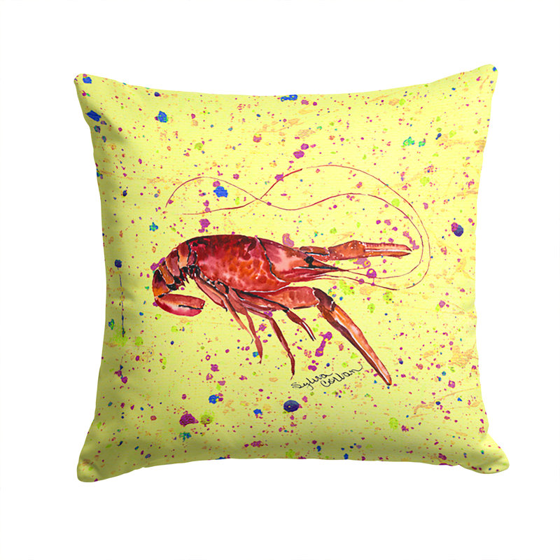 Coussin décoratif intérieur/extérieur crawfish