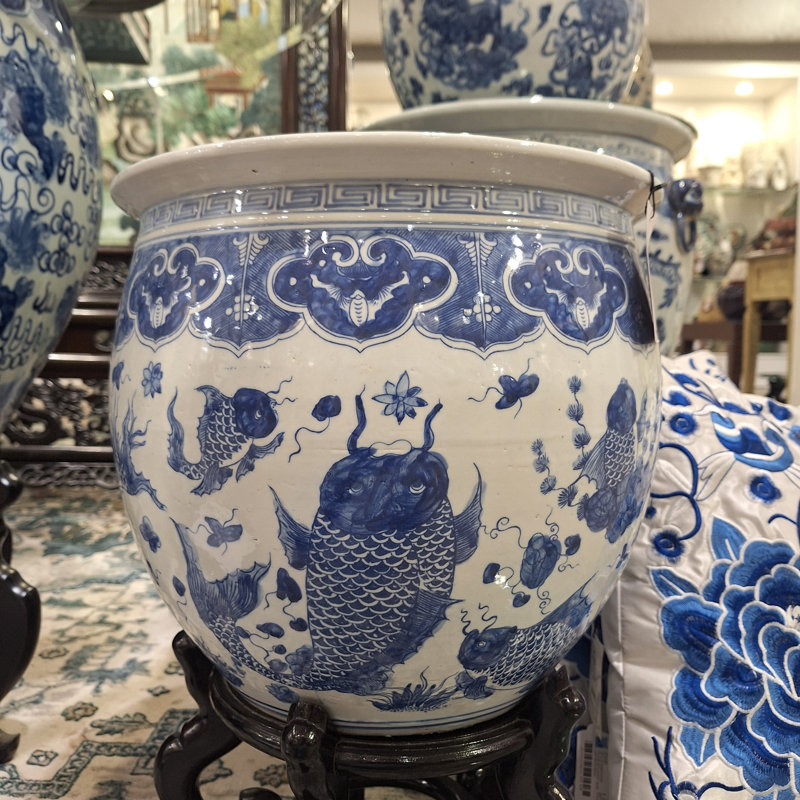 Round Ceramic Planter
