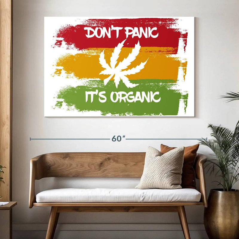 Senne Organic Marijuana, 34" H x 51" W