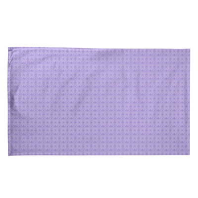 Serviette de thé à motif napperon monochrome