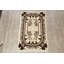 Tapis brun turc floral Borg