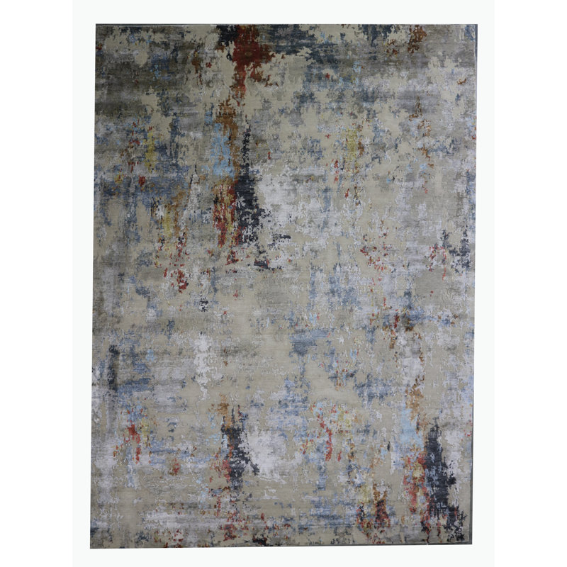 Abstract Area Rug, Rectangle 9' x 12'