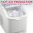 Frigidaire, 26 Lbs. Retro Countertop Ice Maker, Bullet Shaped Ice, White With Rose Gold-116196118