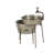 Outdoor Metal Weather Resistant Cascade Fountain