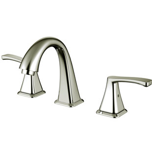 Widespread 2-handle Bathroom Faucet with Drain Assembly