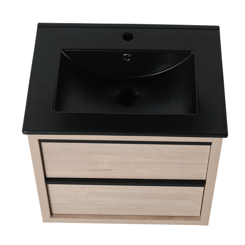Meuble-lavabo 24 po avec lavabo en céramique