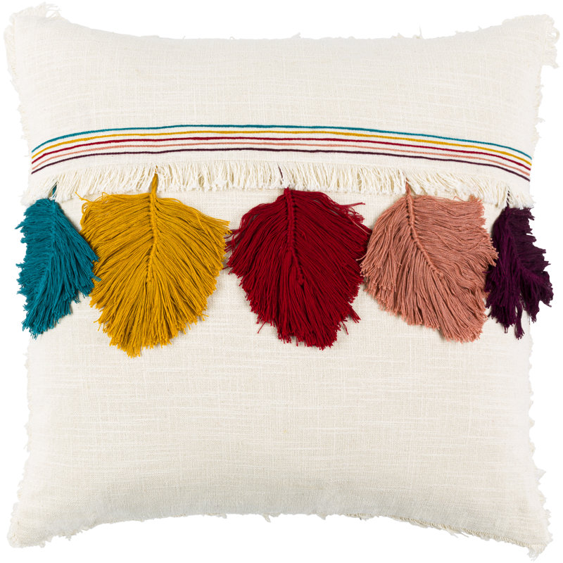 Housse de coussin en coton Hachi, 20 po x 20 po
