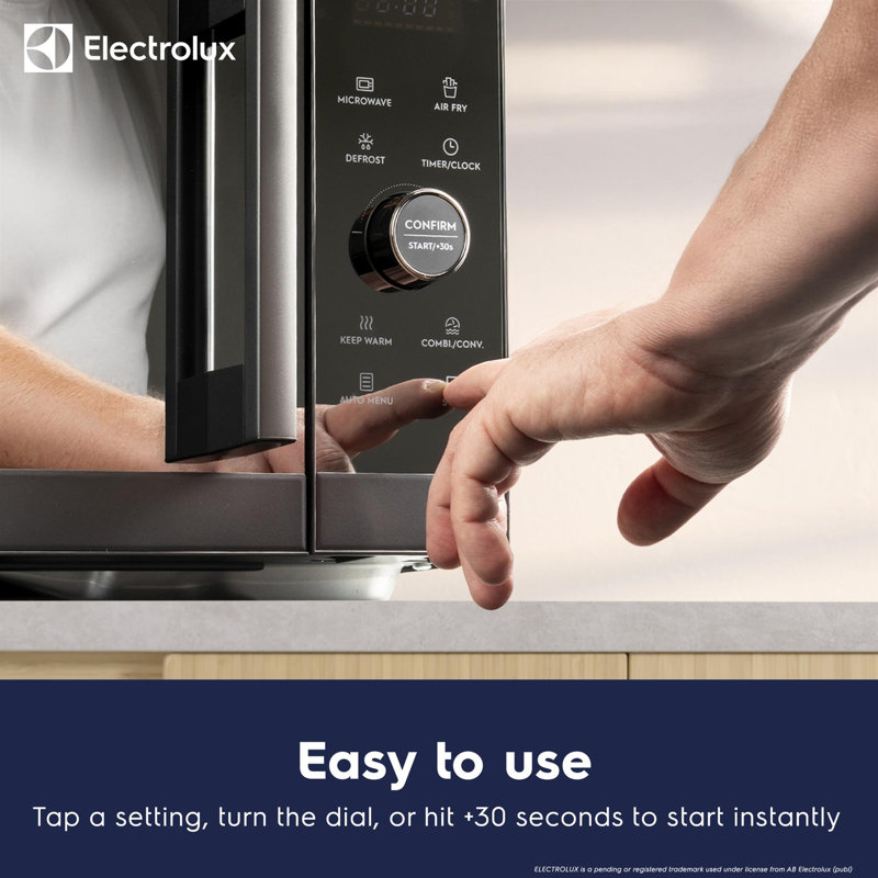 Electrolux Grey 26L Air Fryer Combi Microwave Oven