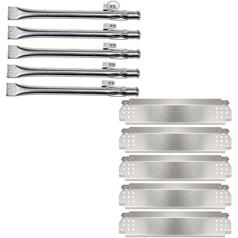 Quickflame 4.25'' W x 14.5'' D Metal Replacement Grill Burner