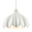 12 cm H Round Pendant Shade ( No Direct Attachment Method ) in White