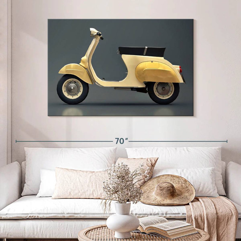 Scooter européen Mehar Vintage, H 32 po x l 48 po