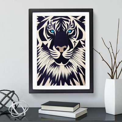 Tiger Abstract - Single Picture Frame Print