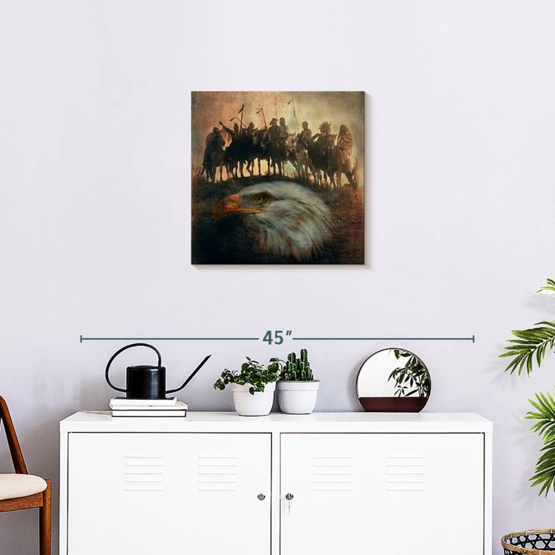War Party, 20" H x 20" W