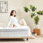 Matelas pleine grandeur, 12 pouces avec mousse à mémoire de forme et ressorts ensachés, fermeté moyenne pour le confort, bords renforcés, refroidissement convenant aux lits standard,