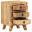 Bedside Cabinet 2 Pcs 37X32x50 Cm Solid Wood-1445844575