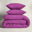 Kiranjot Microfibre 200 TC Reversible Modern & Contemporary Duvet Cover Set With Pillow Cases-993079846-993079865