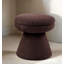 Finition brune 1Pc Tabouret d'appoint rond Teddy-1291671704