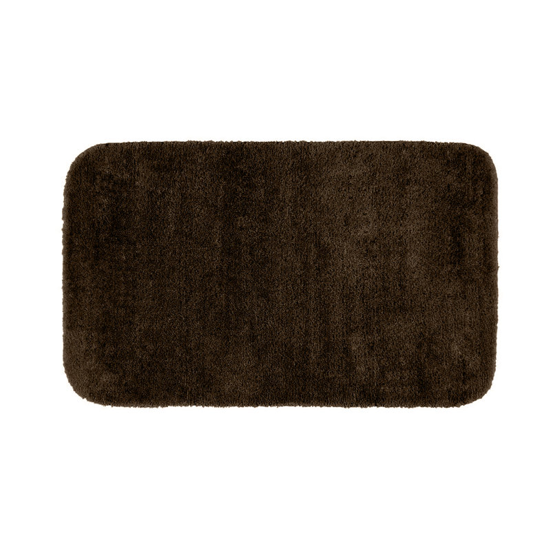 Tapis de bain antidérapant en nylon doux Mccluney, L 22 po x L 60 po, Bleu bassin