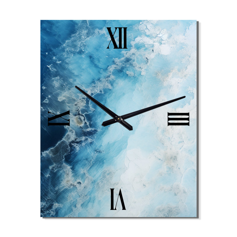 Burckard - Horloge murale moderne Glacier, Moyen