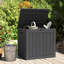 Coffre de terrasse avec capacité de 31 gallons, rangement extérieur verrouillable en résine résistant aux intempéries pour des livraisons sécurisées et un rangement intérieur dans le jardin ou le patio-1766437775