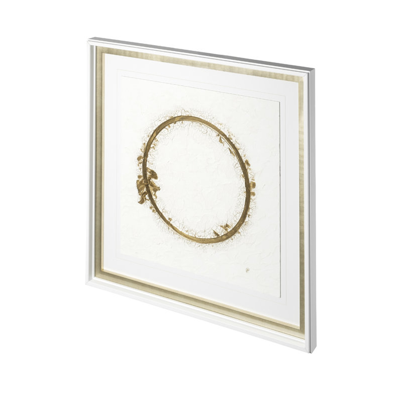 Halo II (noir), œuvre d'art originale sous verre faite à la main, Halo I, Blanc, Blanc