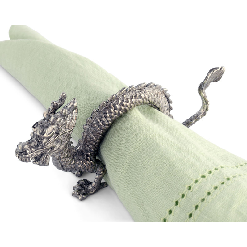 Anneau de serviette dragon Medici Living