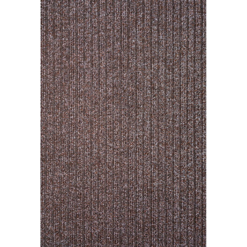 Amileah Non-Slip Doormat, Brown, Rectangle 50 x 80cm