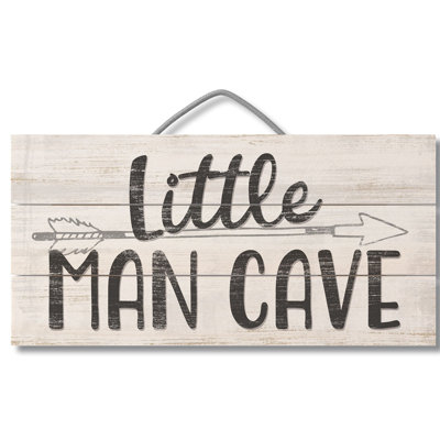 Lettres, monogrammes et noms en bois à lattes Little Man Cave