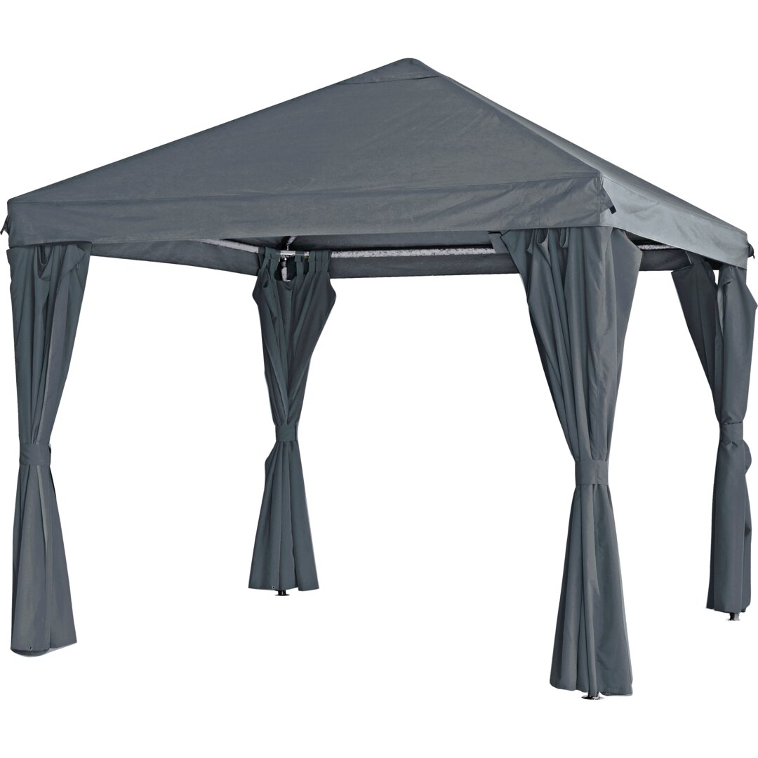 118 cm x 118 cm Pavillon Antonios aus Metall