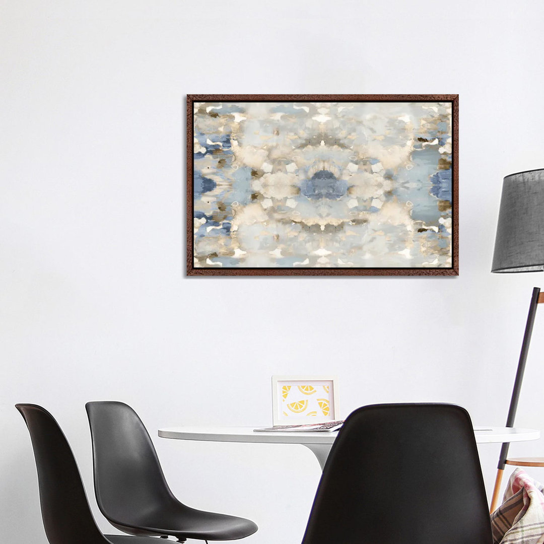 Harmony In Blue & Brown II von Ellie Roberts - Galerie-verpackte Leinwand Giclée auf Leinwand