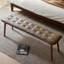 Banc de salle à manger, banc de table pour salon avec coussin en cuir-2145803785