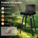 ALFORDSON 2x Swivel Bar Stools Padded Backrest Dining Chair Kitchen