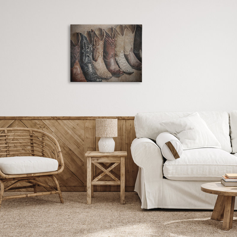Art texturé sur toile Texan, H 24 po x l 30 po