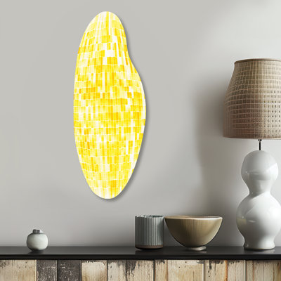 Chloette - Modern Geometric Curved Shape Asymmetric Metal Wall Art