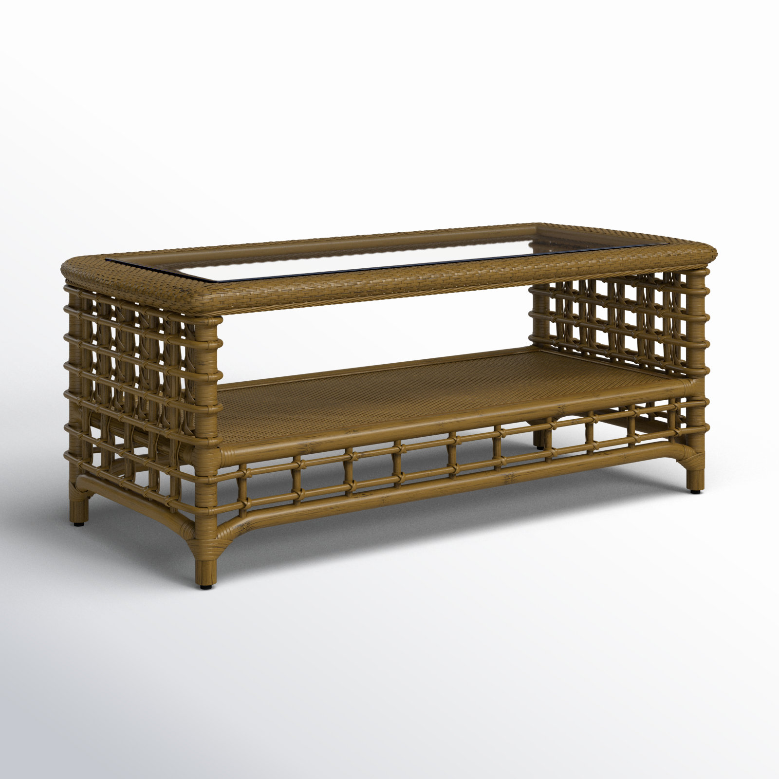 Luca Single Coffee Table, Havana