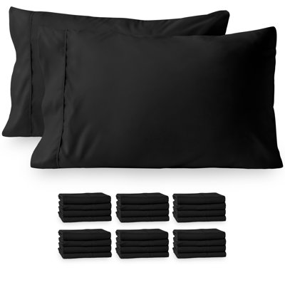 Premium 1800 Ultra-Soft Microfiber Pillowcase - Set of 24