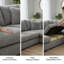 5 Seater Corduroy Corner Sofa -766994608