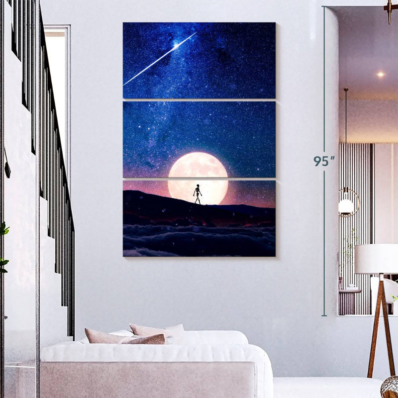 Kelan Space Walking Dead, 74" H x 48" W